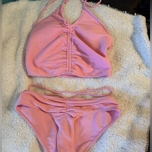 Adorable pink tankini set